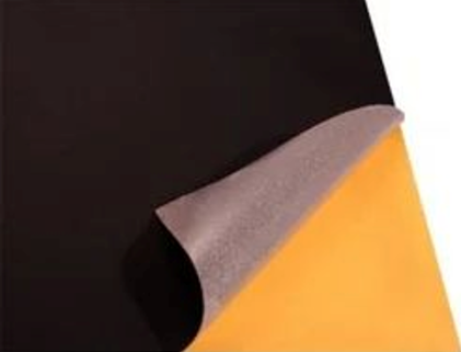 Adhesive coated fabric part