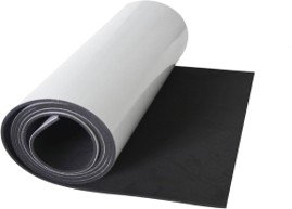 Adhesive coated foam roll